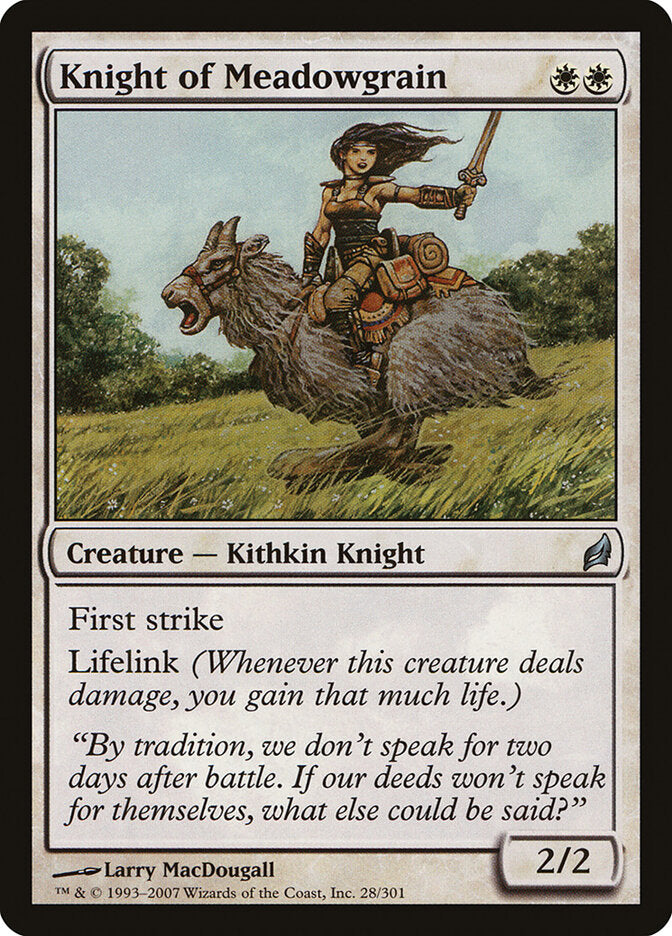 Knight of Meadowgrain (28) - Lorwyn (LRW)