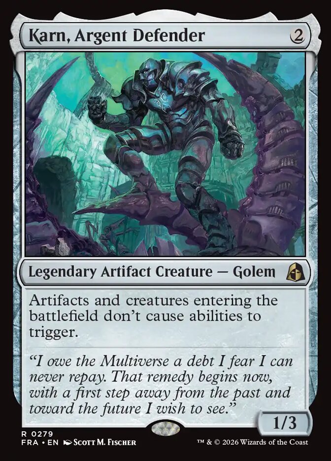 Karn, Argent Defender (279) - Reality Fracture (FRA)