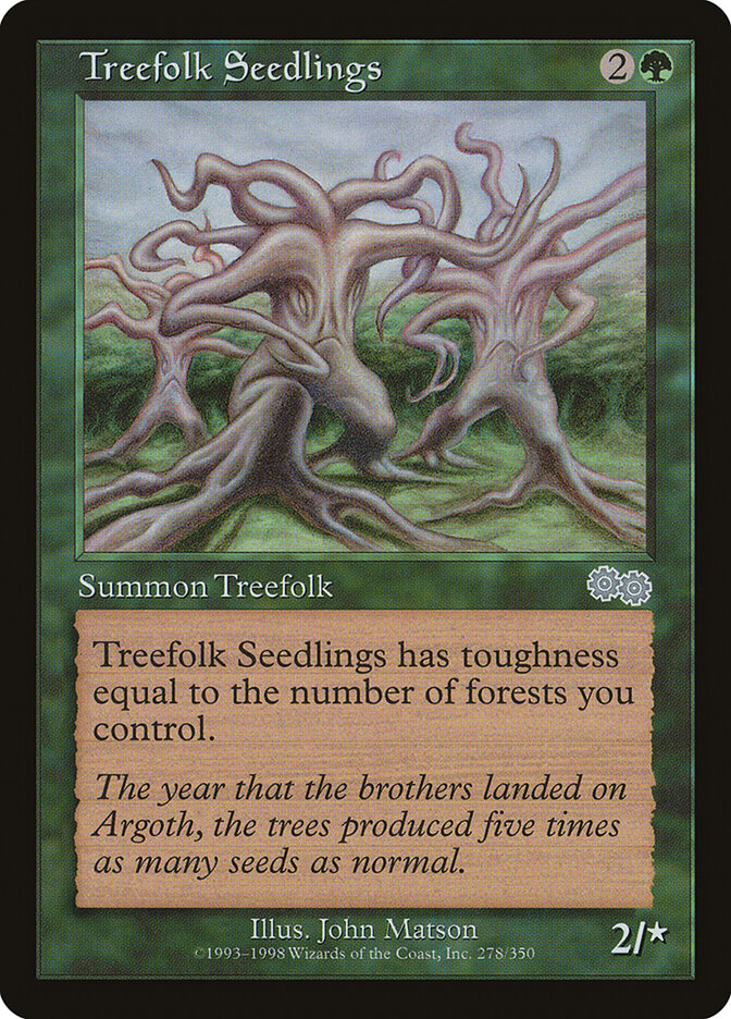 Treefolk Seedlings (278) - Urza's Saga (USG)