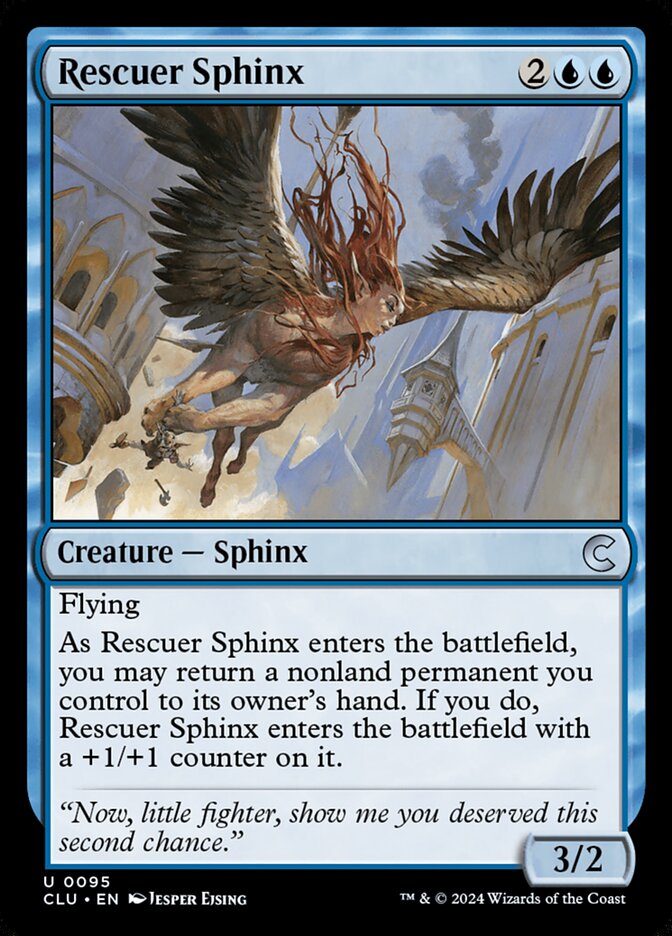 Rescuer Sphinx (95) - Ravnica: Clue Edition (CLU)