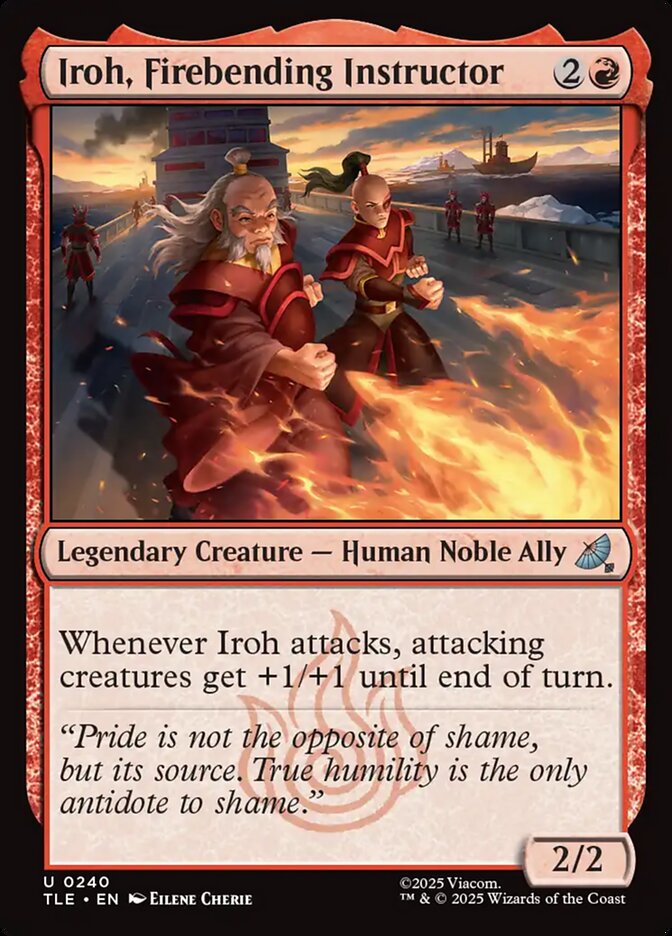 Iroh, Firebending Instructor (240) - Avatar: The Last Airbender Eternal (TLE)