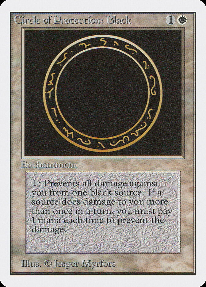 Circle of Protection: Black (10) - Unlimited Edition (2ED)