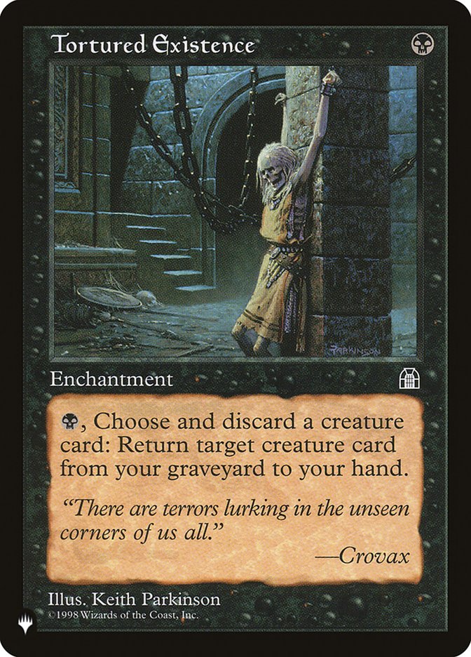 Tortured Existence - The List (PLST)