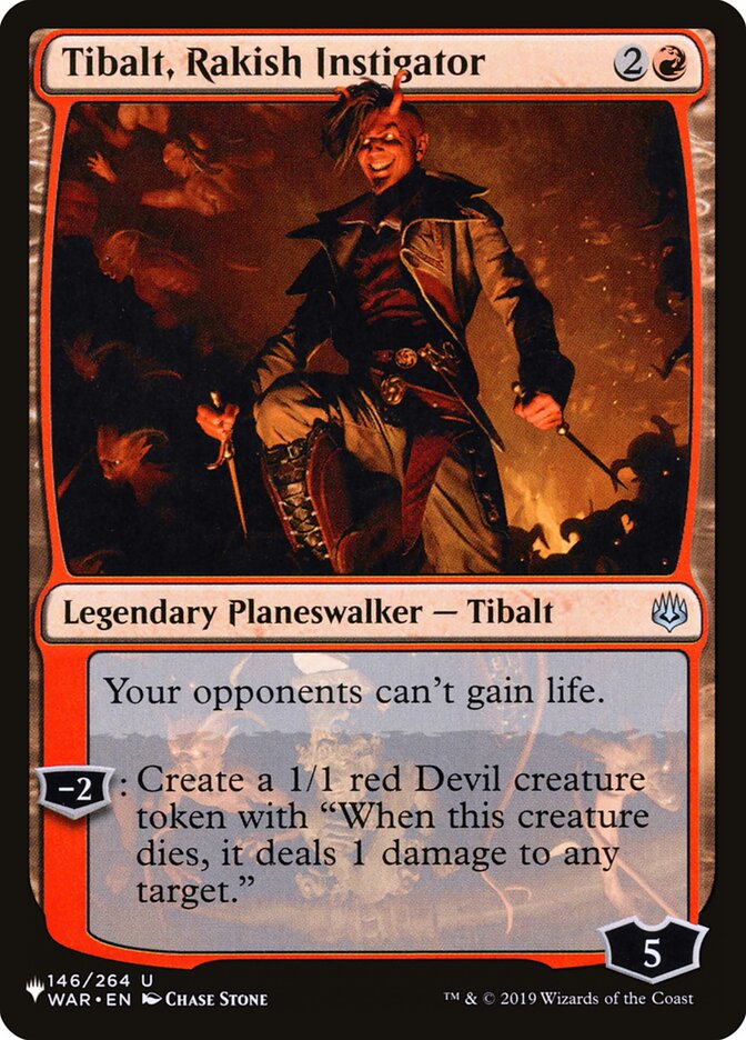 Tibalt, Rakish Instigator (WAR-146) - The List (PLST)