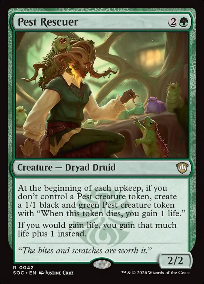 Pest Rescuer (42) - Secrets of Strixhaven Commander (SOC)