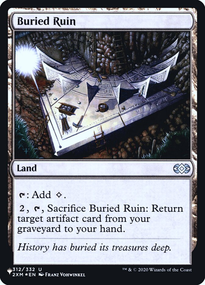 Buried Ruin (2XM-312) - The List (PLST)