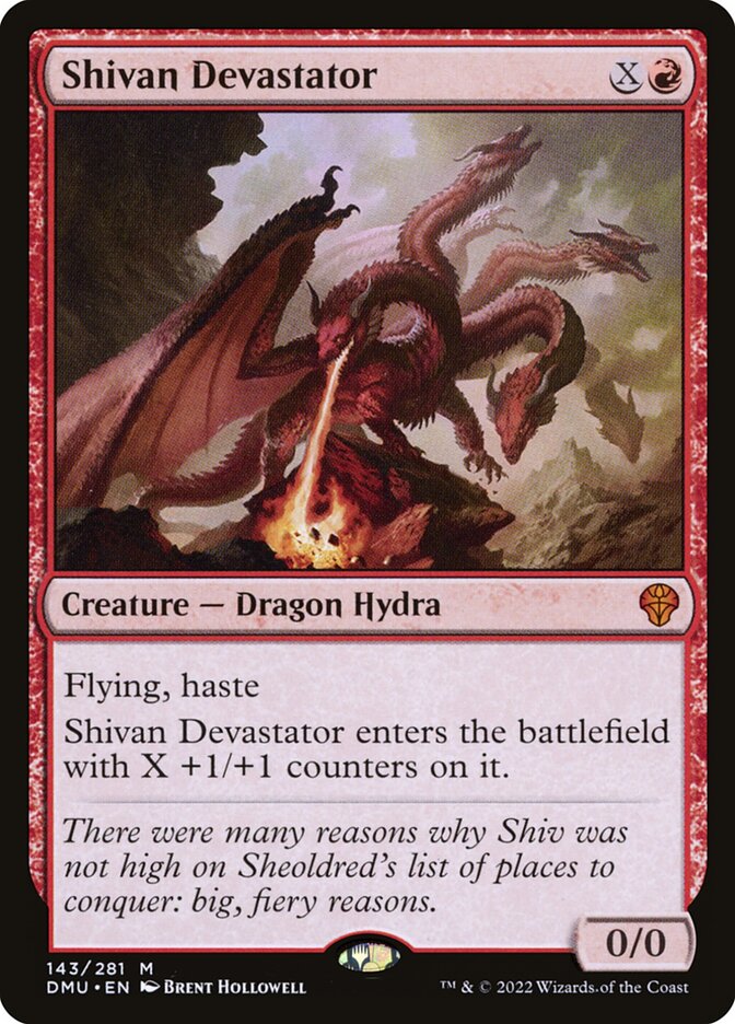 Shivan Devastator (143) - Dominaria United (DMU)