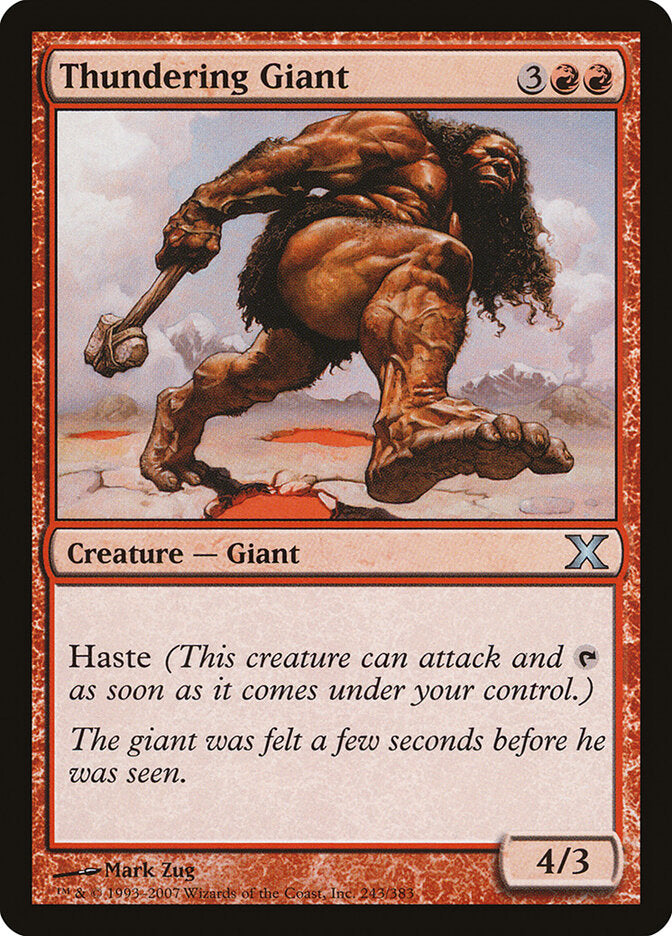 Thundering Giant (243) - Tenth Edition (10E)