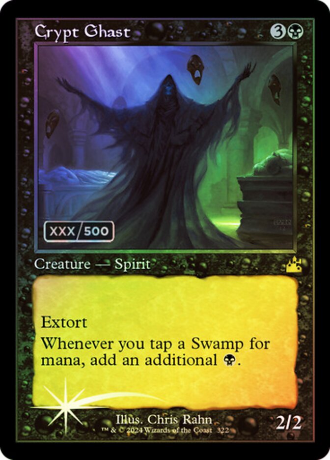 Crypt Ghast (322z) - Ravnica Remastered (RVR)