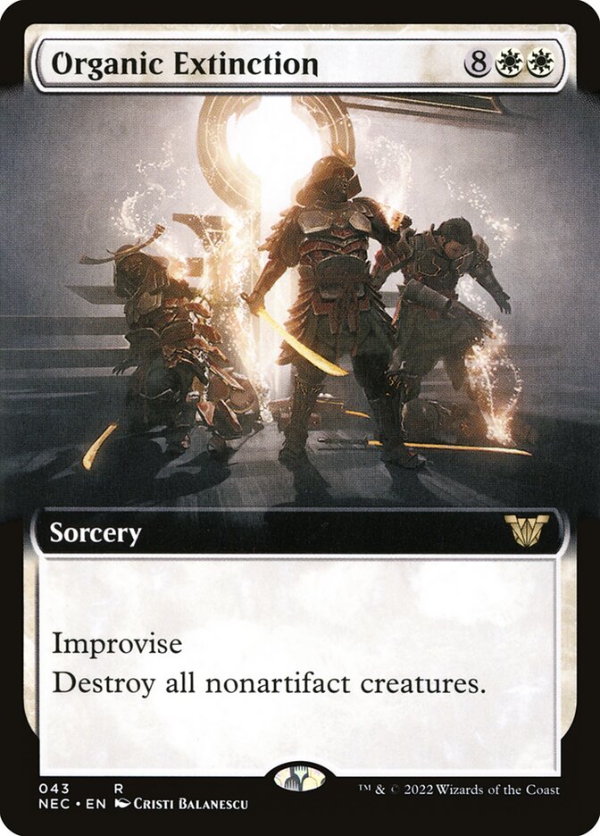 Organic Extinction (43) - Neon Dynasty Commander (NEC)