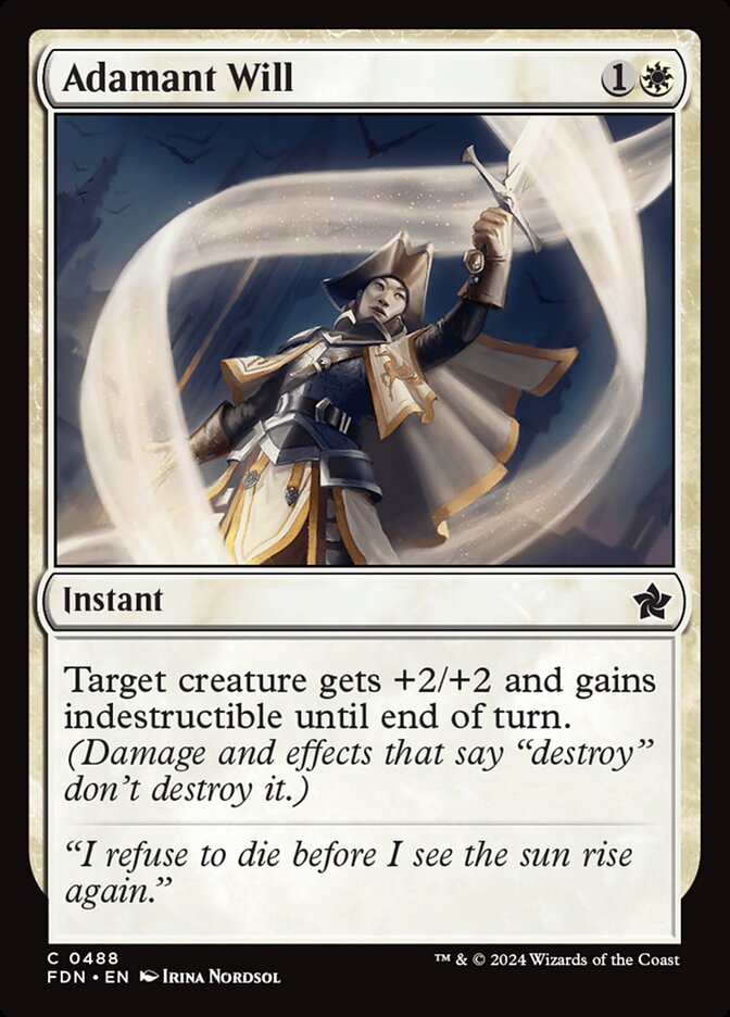 Adamant Will - Foundations (FDN)