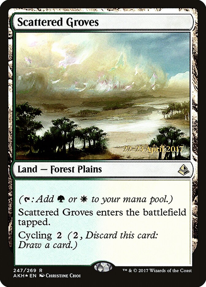 Scattered Groves (247s) - Amonkhet Promos (PAKH)