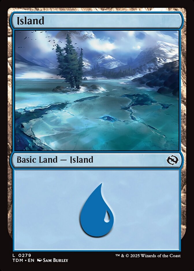 Island (279) - Tarkir: Dragonstorm (TDM)