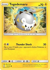 Togedemaru (74) - SM - Cosmic Eclipse (SM12)