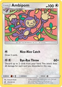 Ambipom (170) - SM - Cosmic Eclipse (SM12)