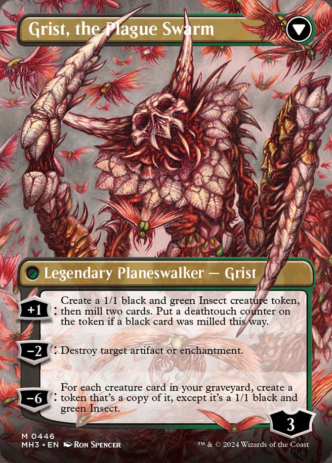 Grist, Voracious Larva // Grist, the Plague Swarm (446) - Modern Horizons 3 (MH3)