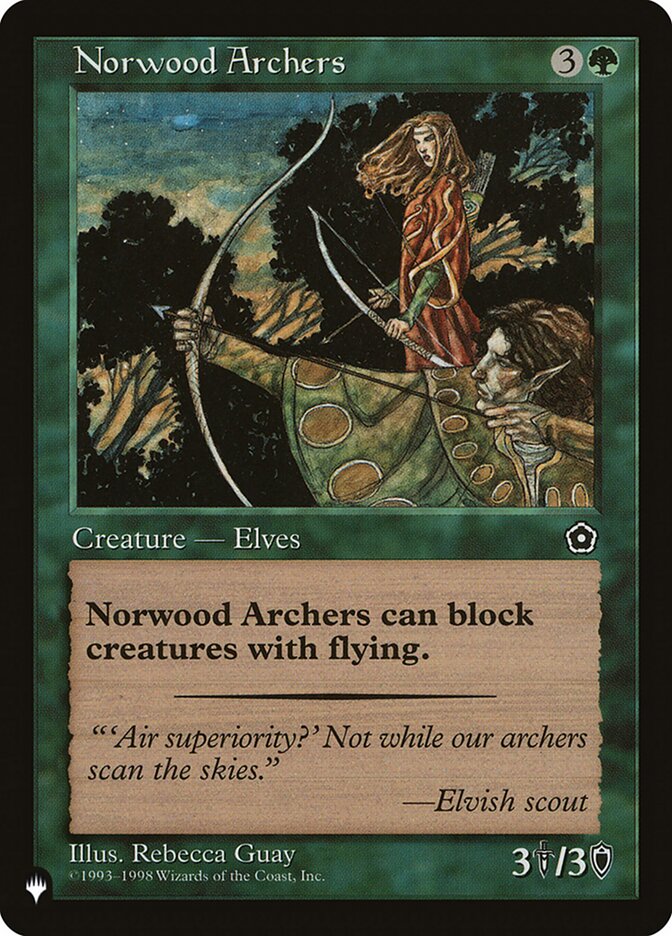 Norwood Archers (P02-136) - The List (PLST)