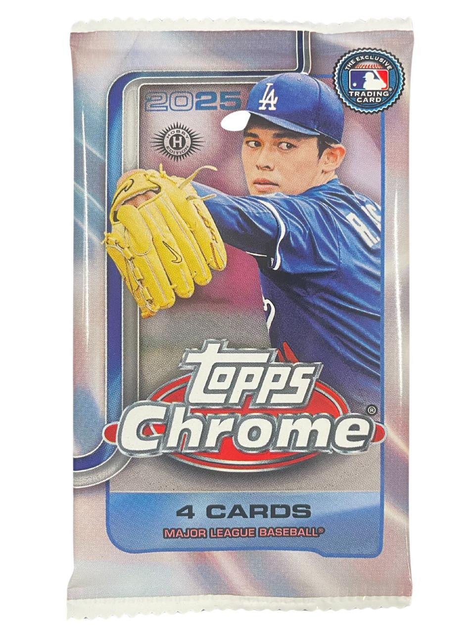 2025 Topps Chrome Baseball Hobby Pack