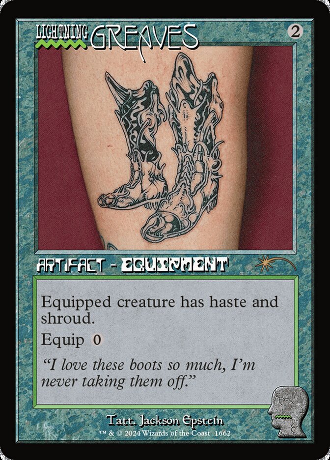 Lightning Greaves (1662) - Secret Lair Drop (SLD)
