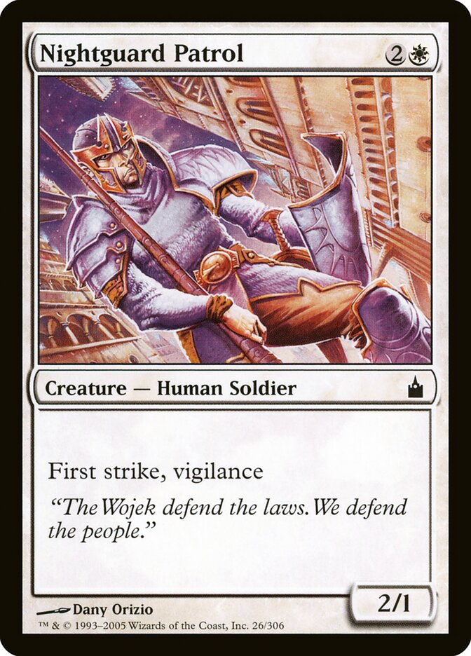 Nightguard Patrol (26) - Ravnica: City of Guilds (RAV)