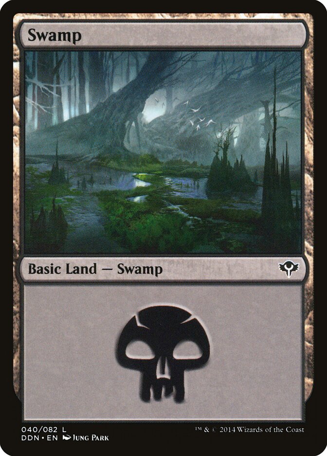 Swamp (40) - Duel Decks: Speed vs. Cunning (DDN)