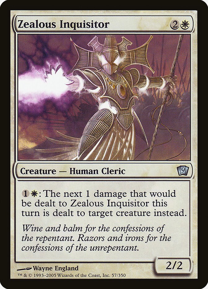 Zealous Inquisitor (57) - Ninth Edition (9ED)