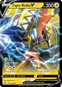 Tapu Koko V (72) - SWSH01: Sword & Shield Base Set (SWSH01)