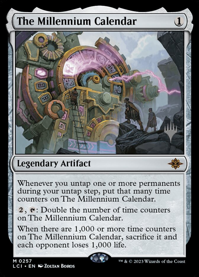 The Millennium Calendar (257p) - The Lost Caverns of Ixalan Promos (PLCI)