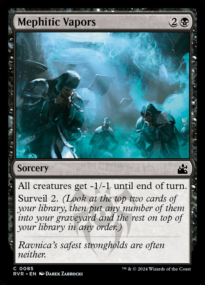 Mephitic Vapors (85) - Ravnica Remastered (RVR)