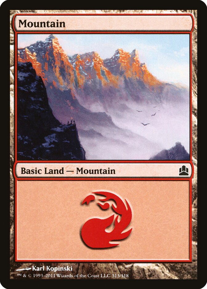 Mountain (313) - Commander 2011 (CMD)