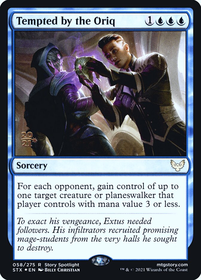 Tempted by the Oriq (58s) - Strixhaven: School of Mages Promos (PSTX)