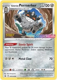 Galarian Perrserker - SWSH008 (Prerelease) (SWSH008) - SWSH: Sword & Shield Promo Cards (SWSD)