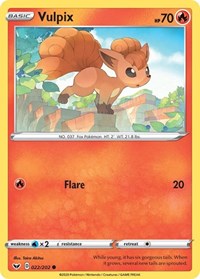 Vulpix (22) - SWSH01: Sword & Shield Base Set (SWSH01)