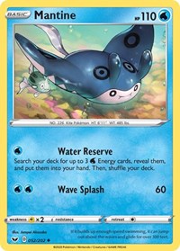Mantine (52) - SWSH01: Sword & Shield Base Set (SWSH01)