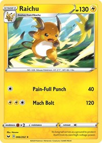 Raichu (66) - SWSH01: Sword & Shield Base Set (SWSH01)