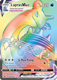 Lapras VMAX Secret (203) - SWSH01: Sword & Shield Base Set (SWSH01)