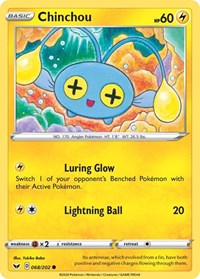 Chinchou (68) - SWSH01: Sword & Shield Base Set (SWSH01)