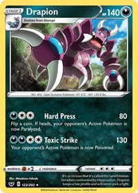 Drapion (122) - SWSH01: Sword & Shield Base Set (SWSH01)