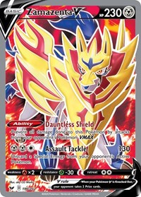 Zamazenta V Full Art (196) - SWSH01: Sword & Shield Base Set (SWSH01)