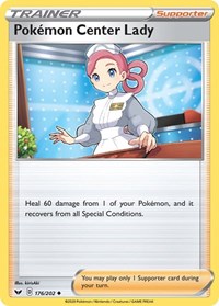 Pokemon Center Lady (176) - SWSH01: Sword & Shield Base Set (SWSH01)