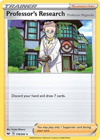 Professors Research Professor Magnolia (178) - SWSH01: Sword & Shield Base Set (SWSH01)