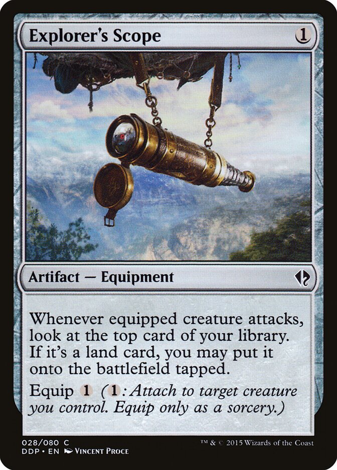 Explorer's Scope (28) - Duel Decks: Zendikar vs. Eldrazi (DDP)