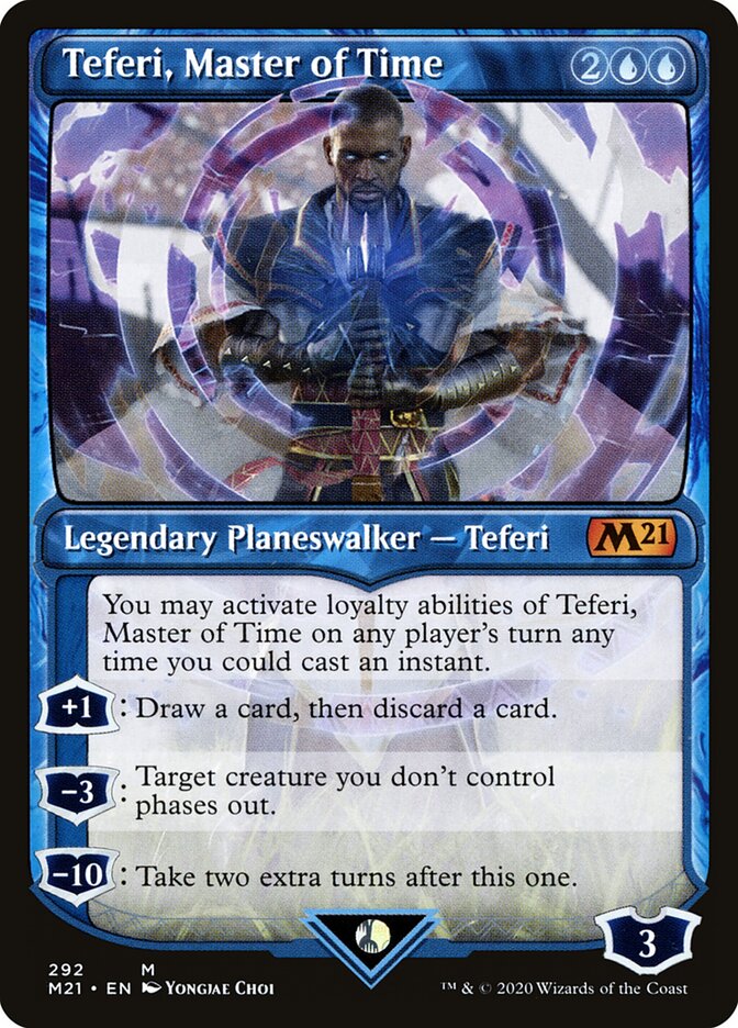 Teferi, Master of Time (292) - Core Set 2021 (M21)