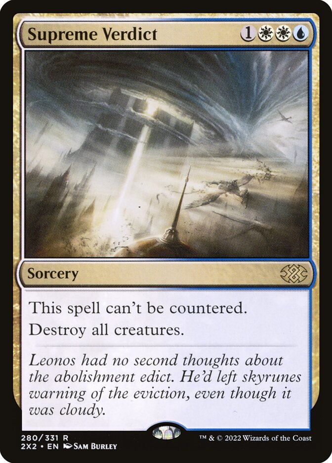 Supreme Verdict (280) - Double Masters 2022 (2X2)