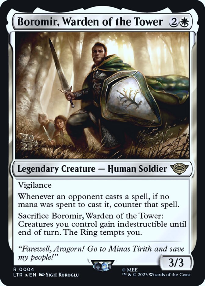 Boromir, Warden of the Tower (4s) - Tales of Middle-earth Promos (PLTR)