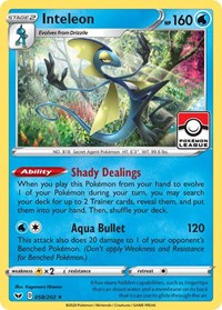 Inteleon - 058/202 (Pokemon League) (58) - League & Championship Cards (PR)