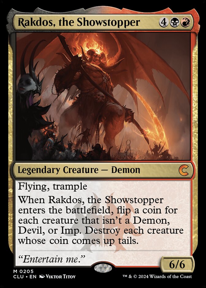 Rakdos, the Showstopper (205) - Ravnica: Clue Edition (CLU)