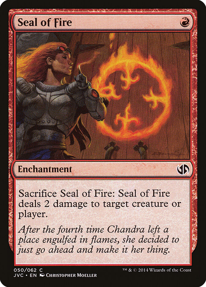 Seal of Fire (50) - Duel Decks Anthology: Jace vs. Chandra (JVC)
