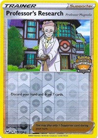 Professor's Research - 178/202 (Regional Championships) (178) - League & Championship Cards (PR)