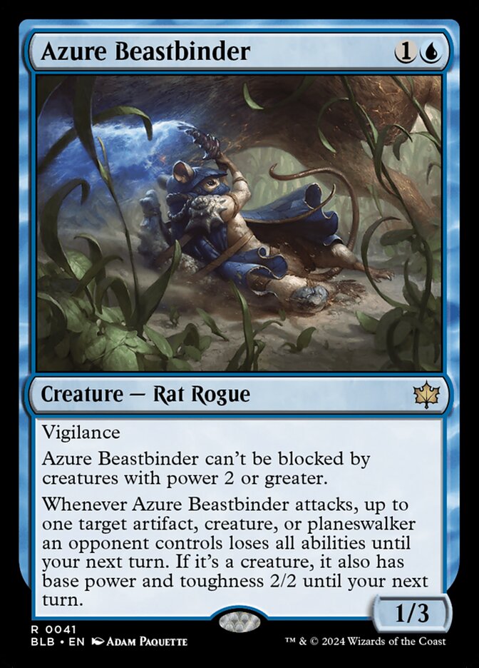 Azure Beastbinder (41) - Bloomburrow (BLB)